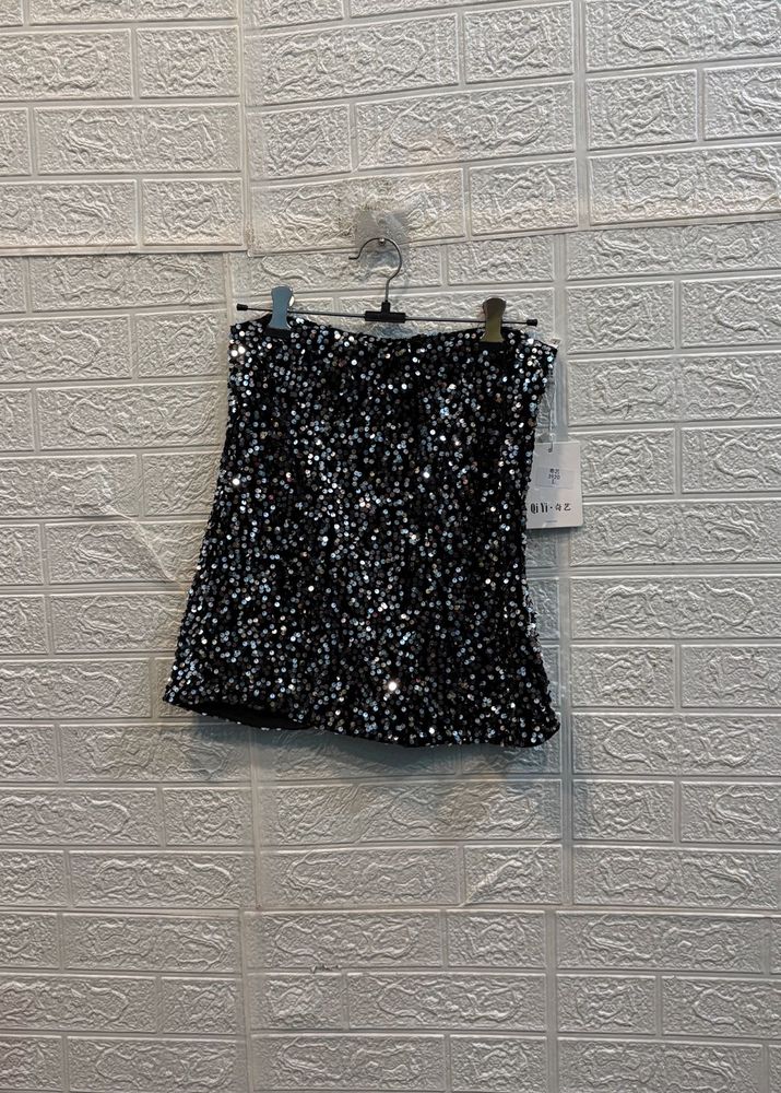 🇮🇹 Italy Imported Sparkling Sequin Mini Skirt