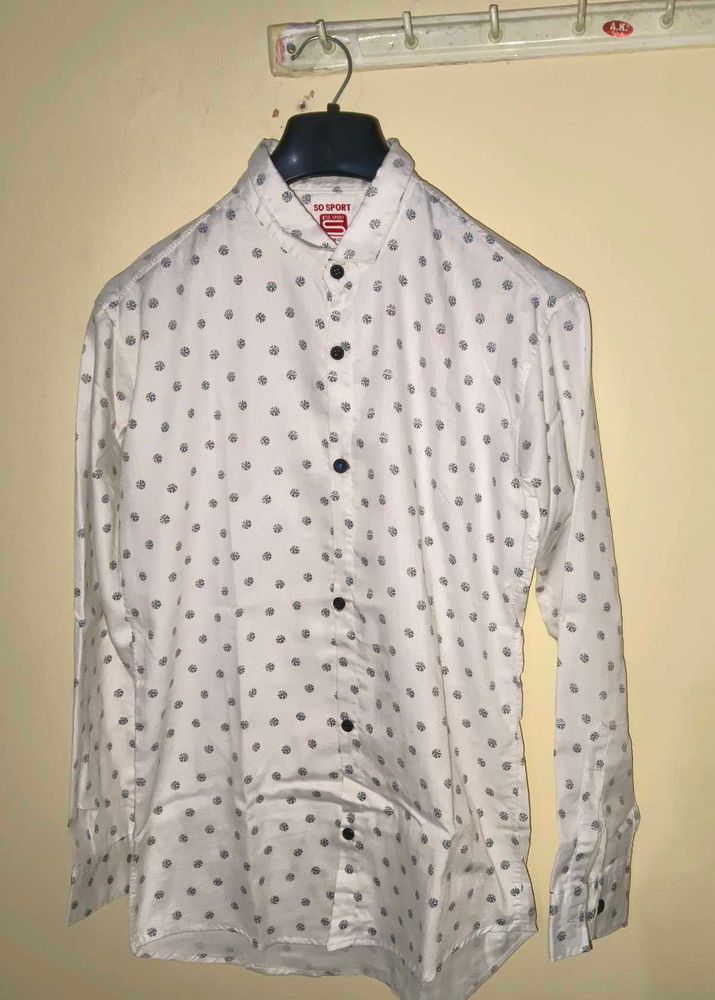 Polka Dot Casual Shirt