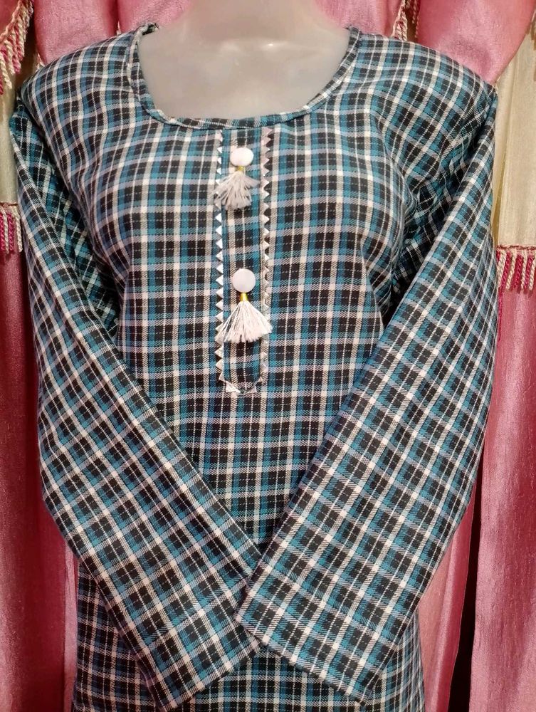 Woollen Kurti With Pant Set