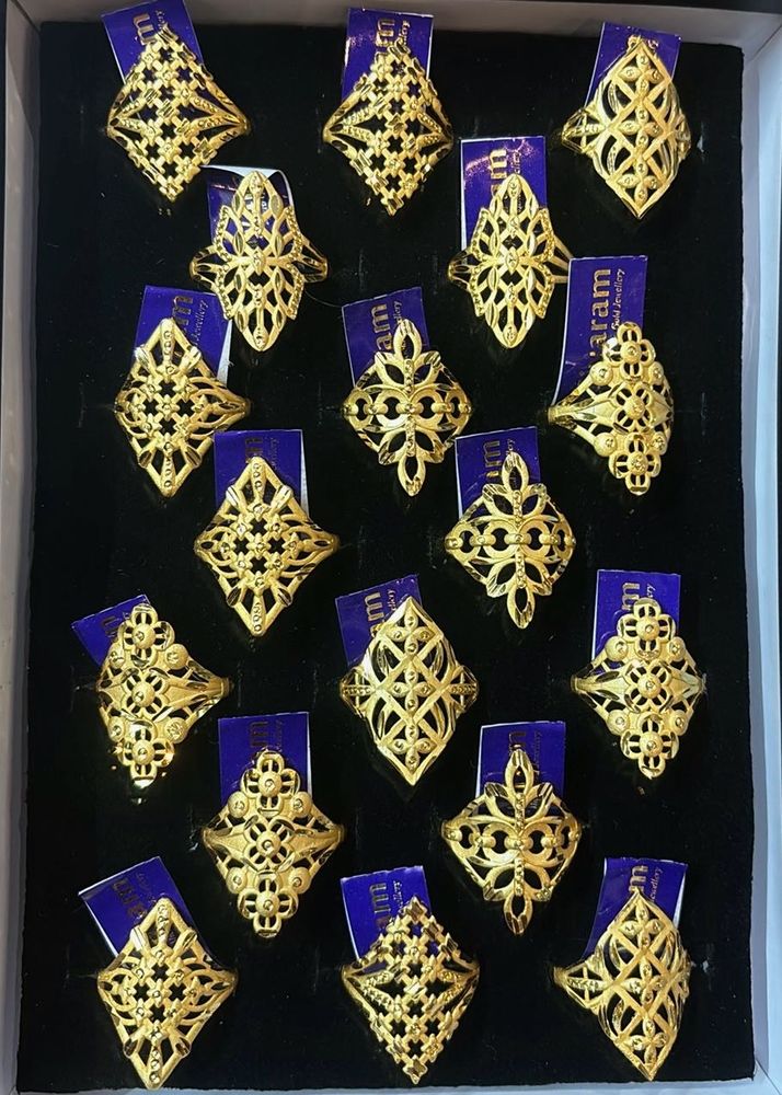 Vintage Gold Plated Filigree Rings