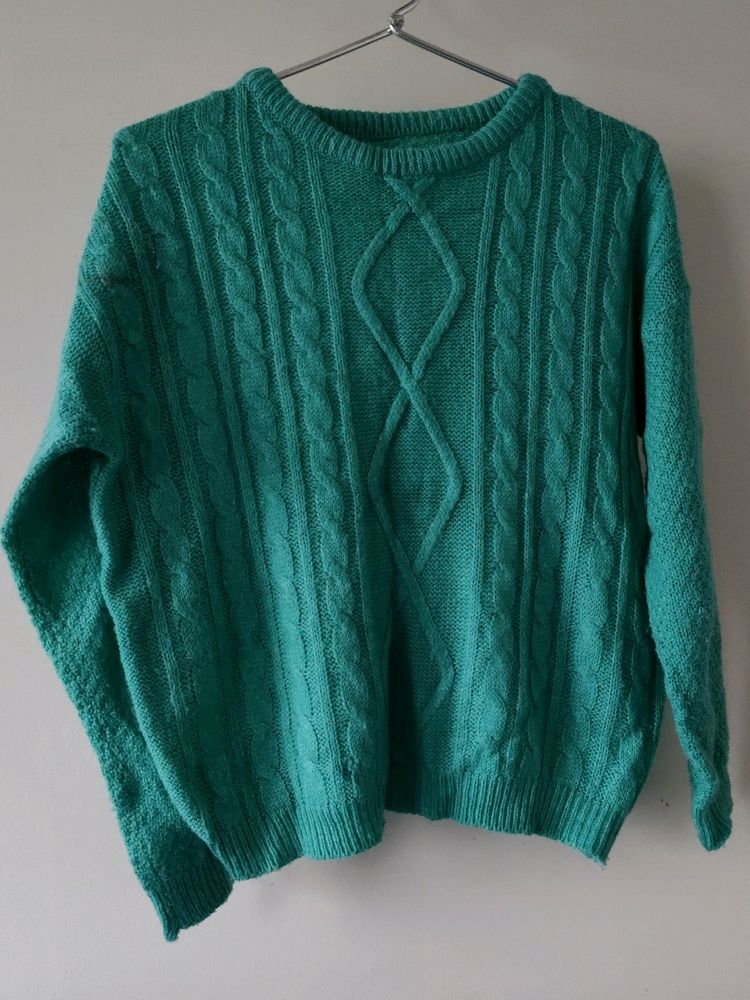 Vintage Cable Knit Sweater