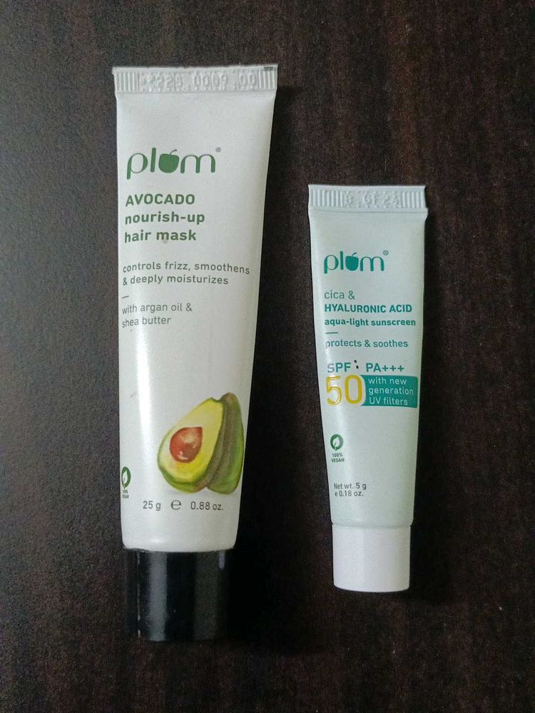 In Coins 👛 Plum Hair Mask &amp; Sunscreen