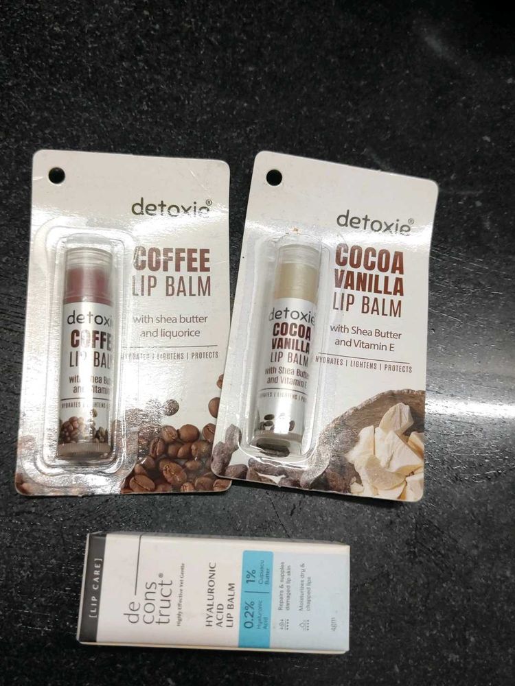 Detoxie And Deconstruct Lip Balm Combo