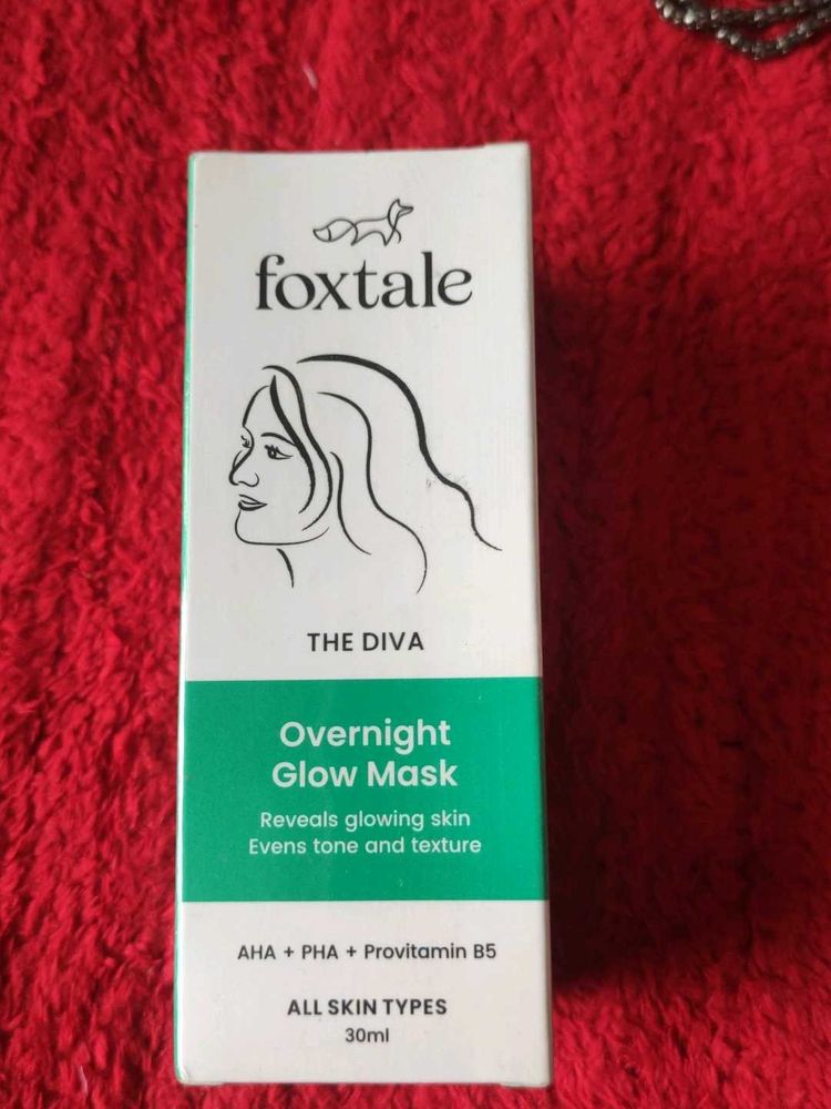 Foxtale Overnight Glow Mask Sealed pack
