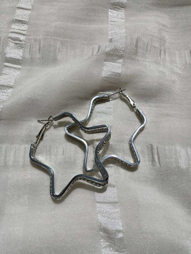 Starlit Gloom Hoop Earrings