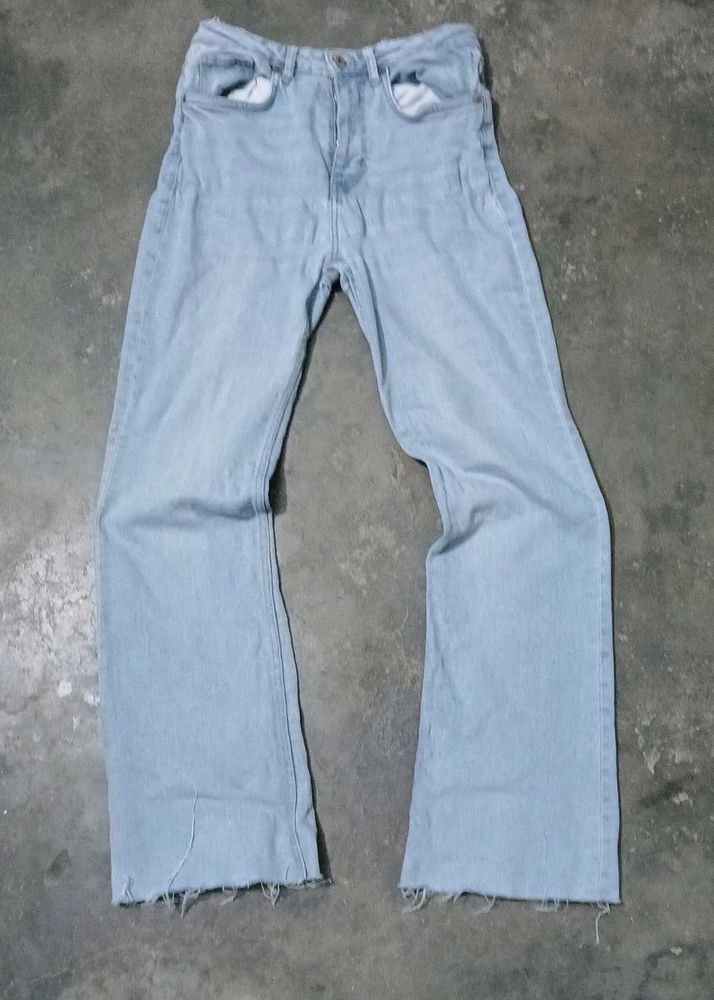 Light Blue Flared Jeans