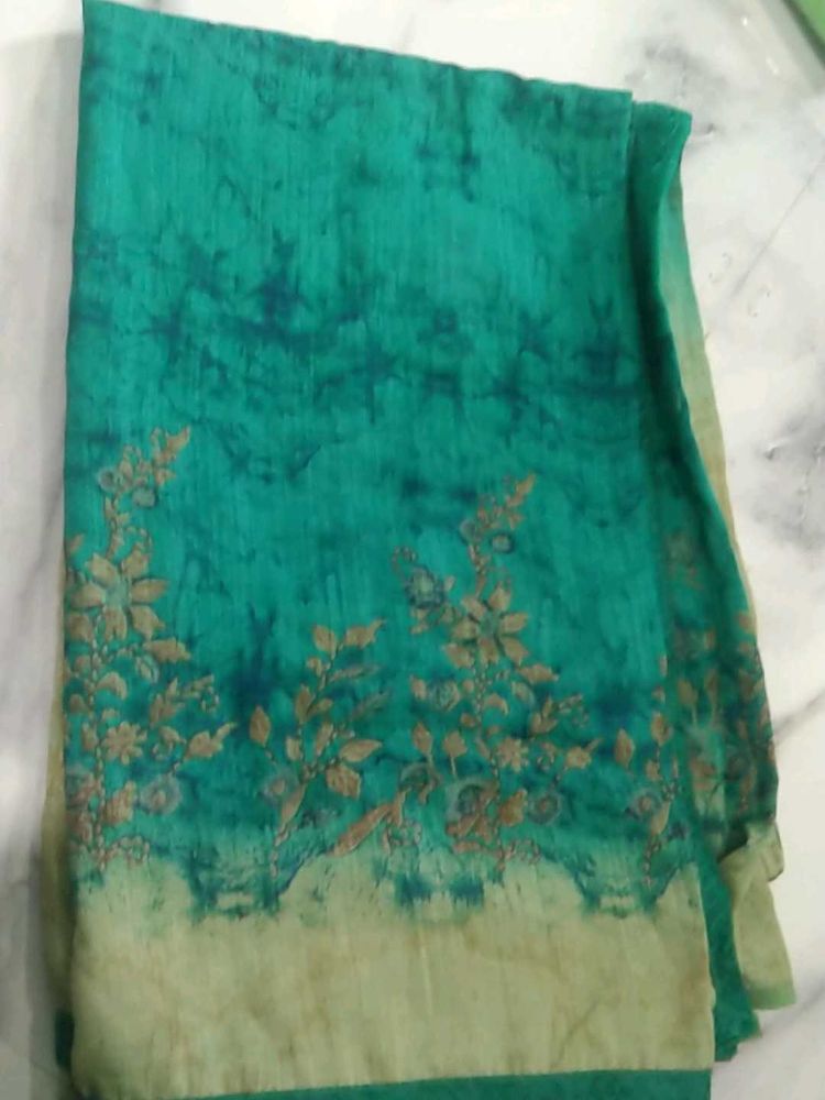 Elegant Green Saree