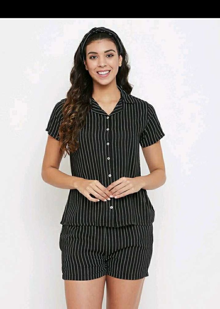 CLOVIA RAYON Printed Night Wear Set