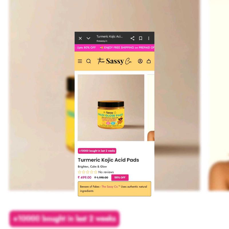 Turmeric Kojic Acid Pads