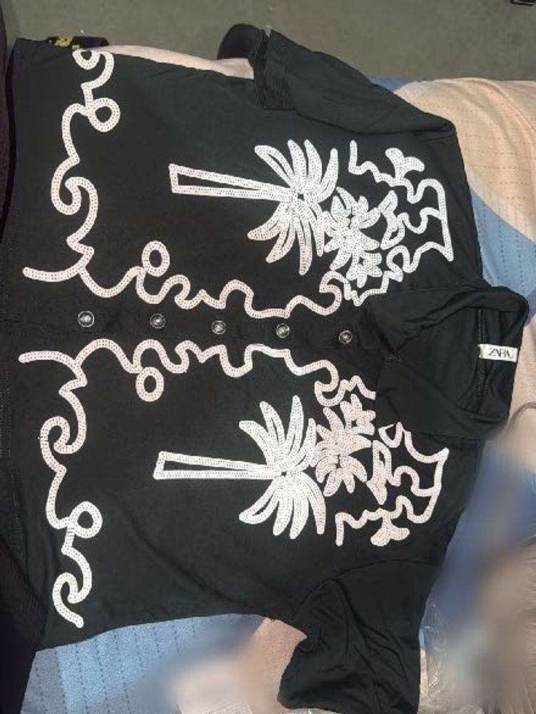 Zara Palm Print Shirt