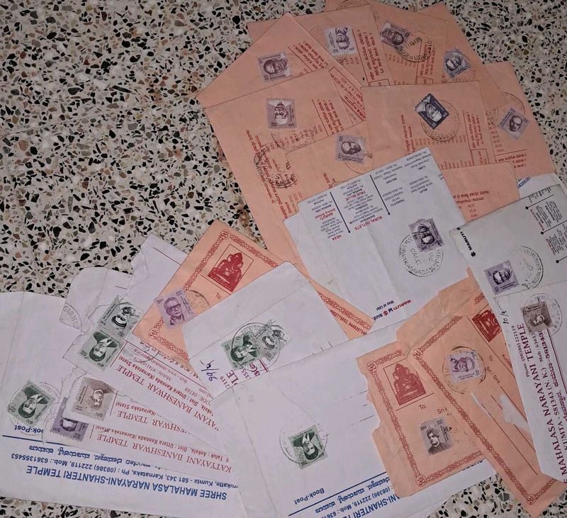 22 Circulated Envelopes with stamps