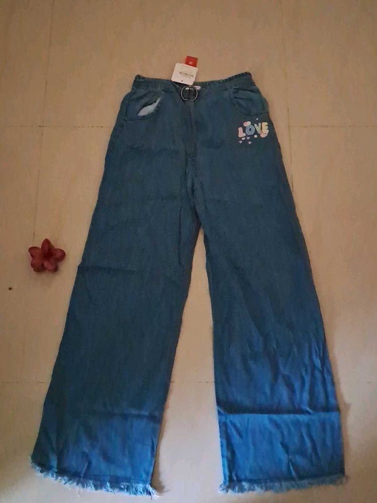 wide leg cotton pants