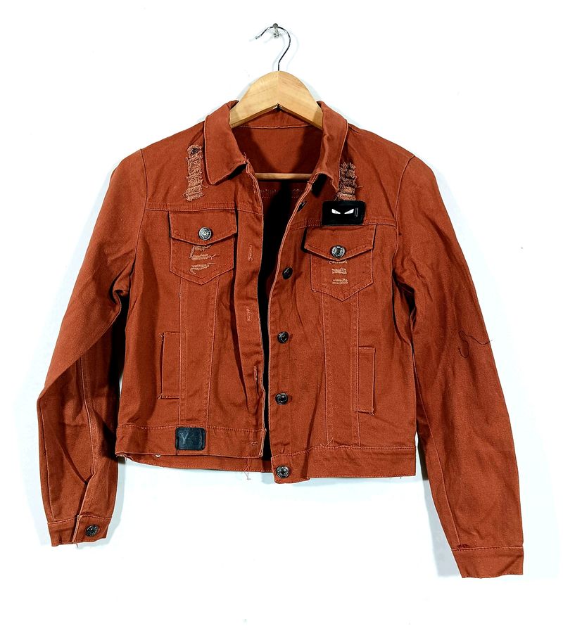 Brown Denim Jacket (Women)
