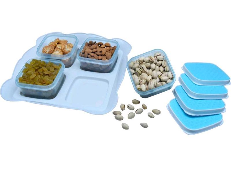 Plastic Serve Set Spices/Dryfruits/Mukhvas