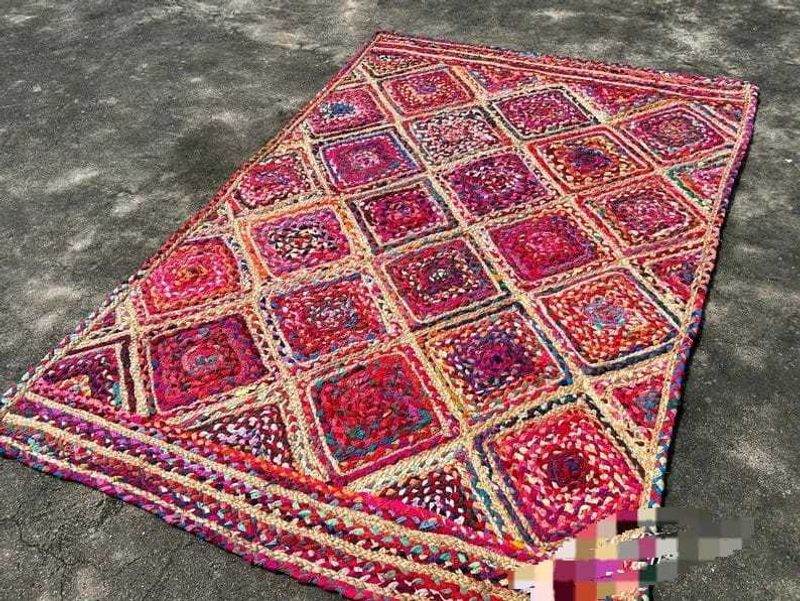 Colorful Jute Rug