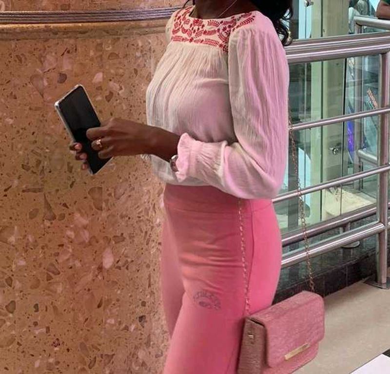 White N Pink Top