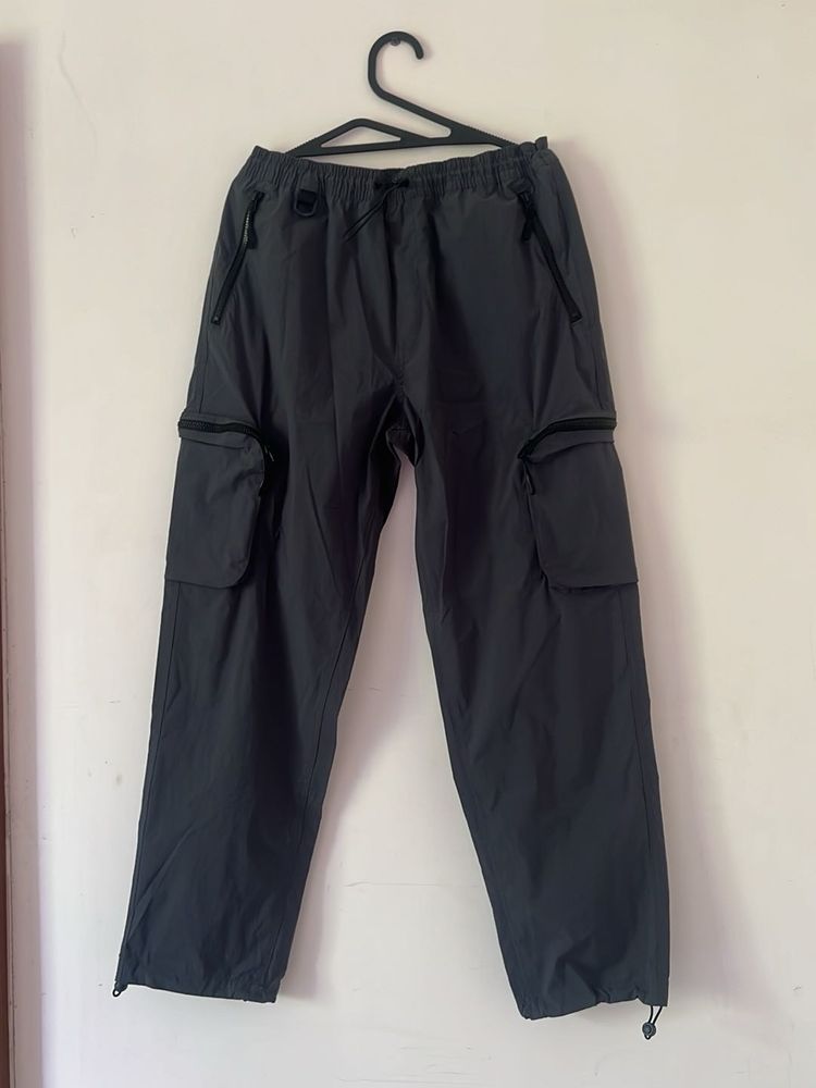 Primark Cargo Gray Pants Polyster