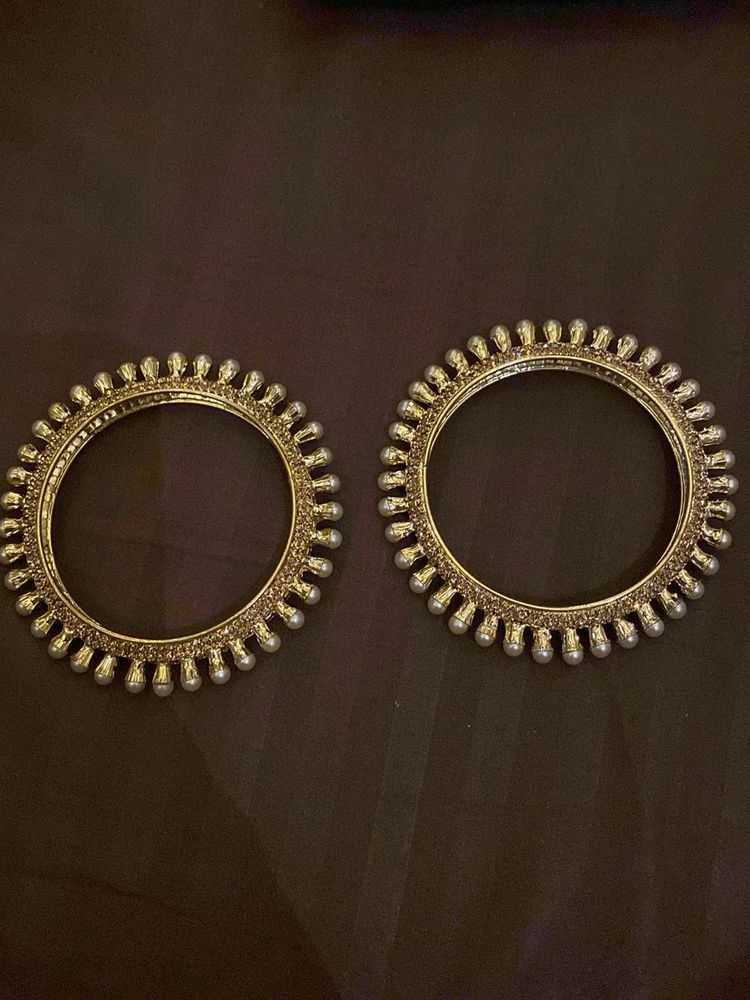 Bangles with Pearl Accents