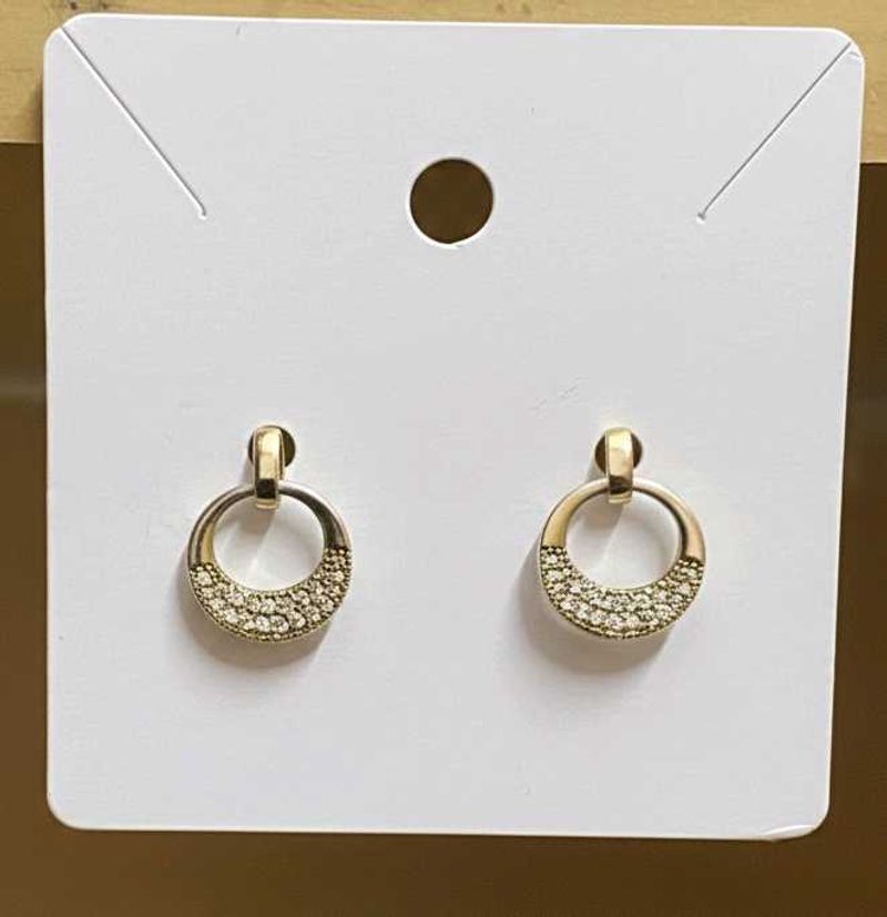 Elegant Circle Stud Earrings