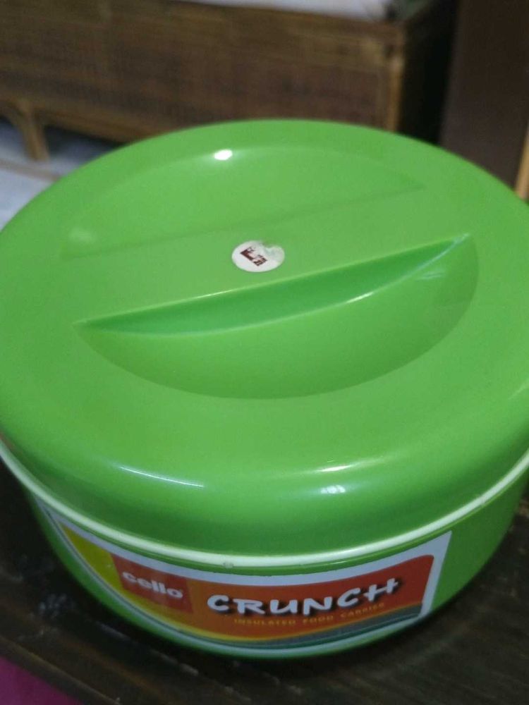 Green Colour cello Hot Tiffin