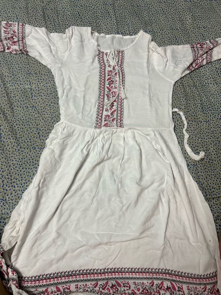 Boho Embroidered Dress