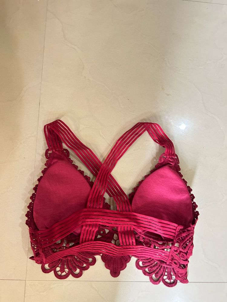 Beautiful Red Bralette Top