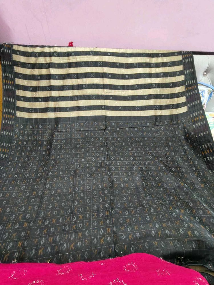 Pure Silk Ikkat Saree