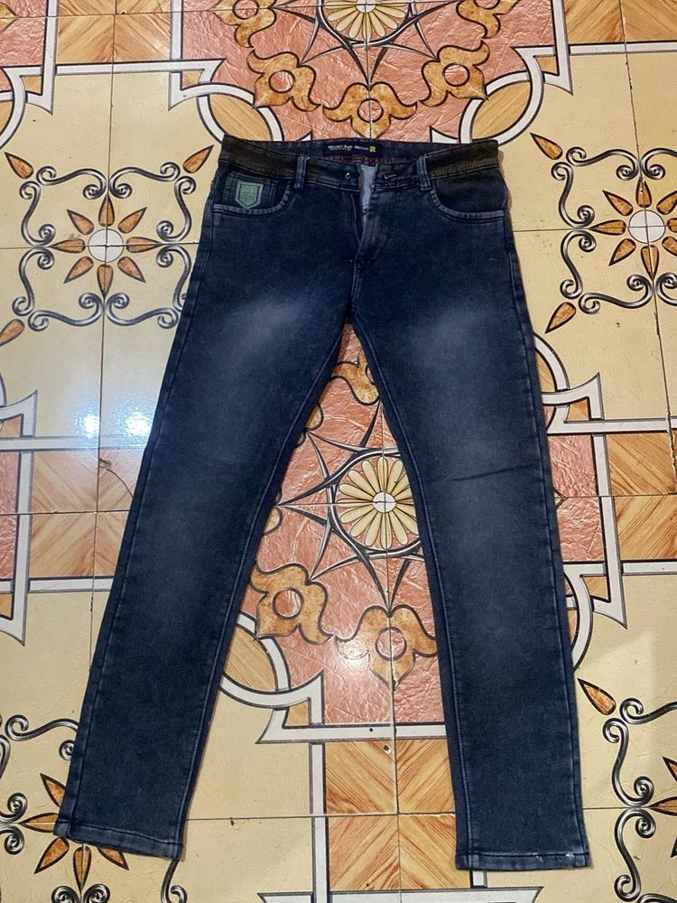 Dark Blue Denim Jeans