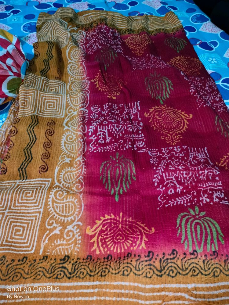 Beautiful Pure Cotton Saree