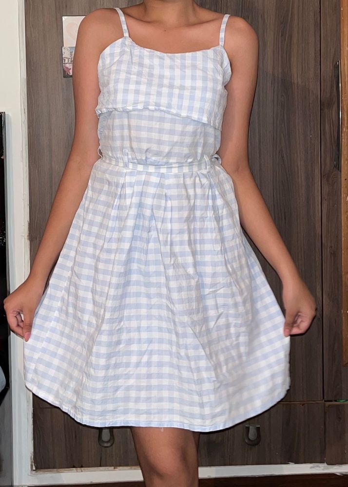 Blue Gingham Sundress