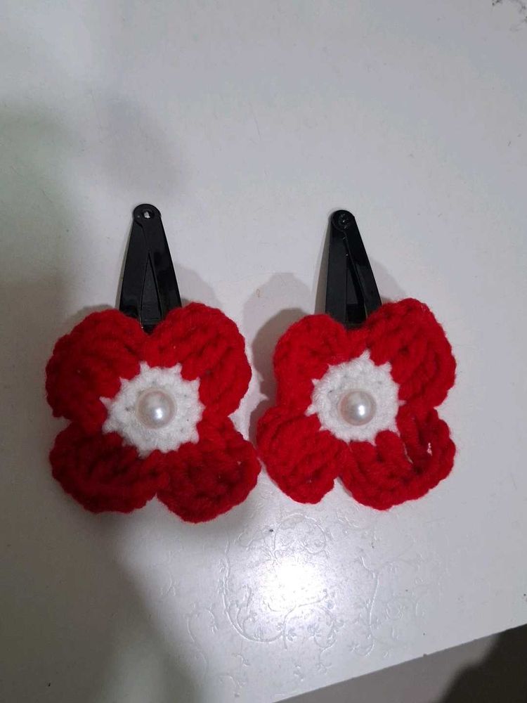 Cute Flower Hair Clips