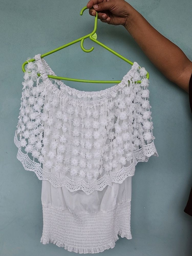 Pure Cotton Bardot Tops
