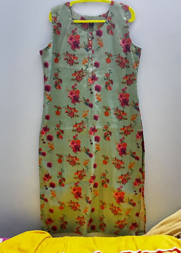Floral Print Kurta