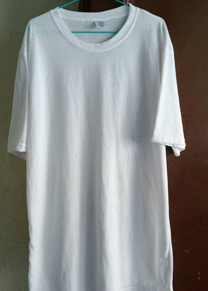 Plain White Cotton T-Shirt