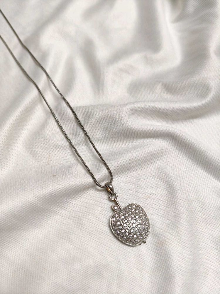 apple Pendant Necklace