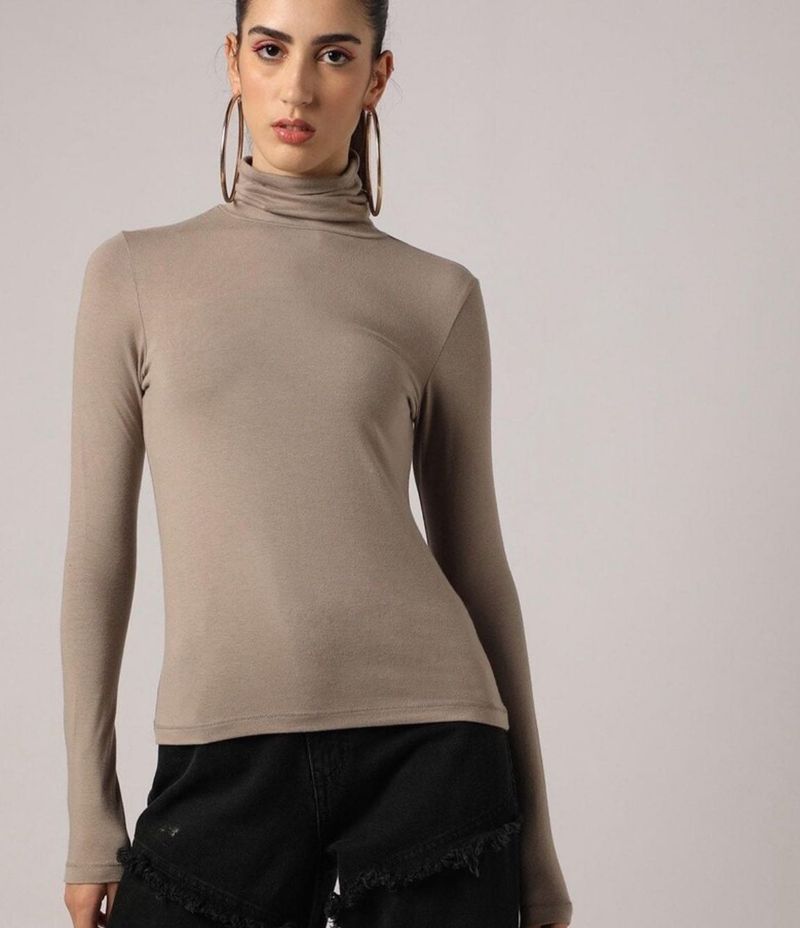 H&amp;M Brown Turtleneck