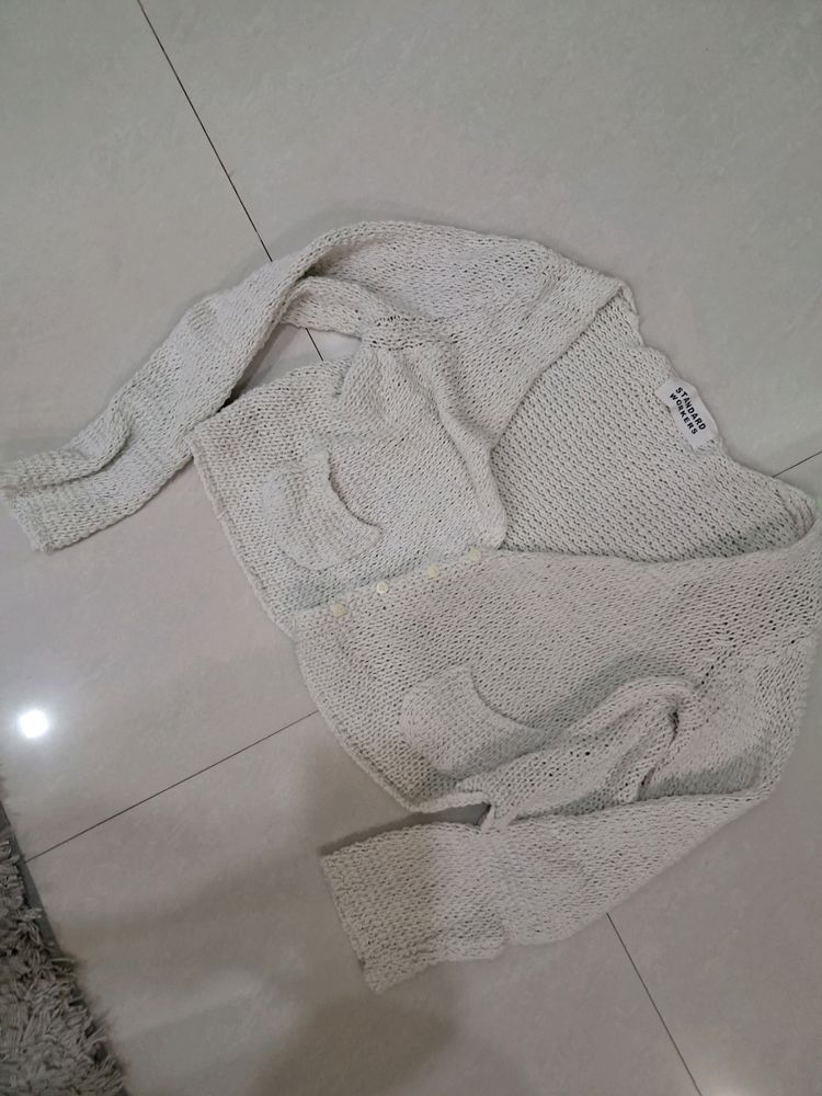 White Cardigan