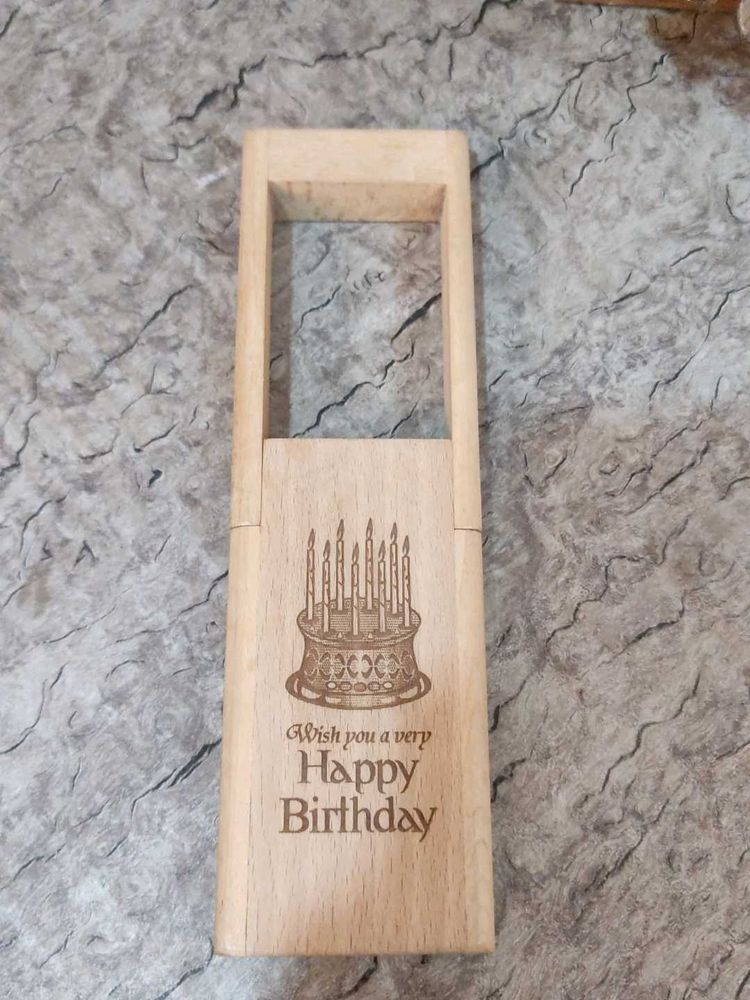 Happy Birthday Wooden Box
