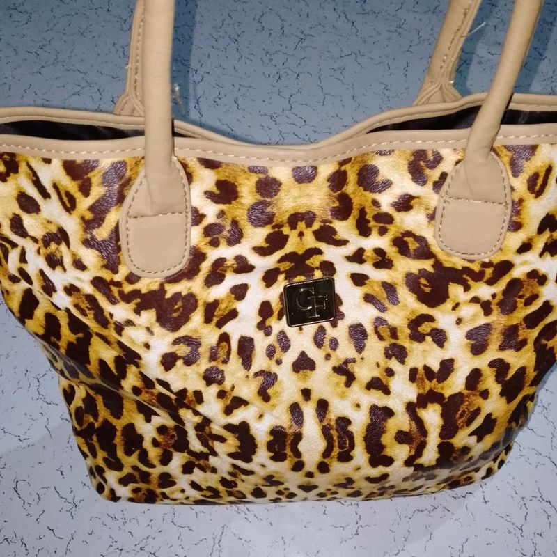 Leopard Print Tote Bag