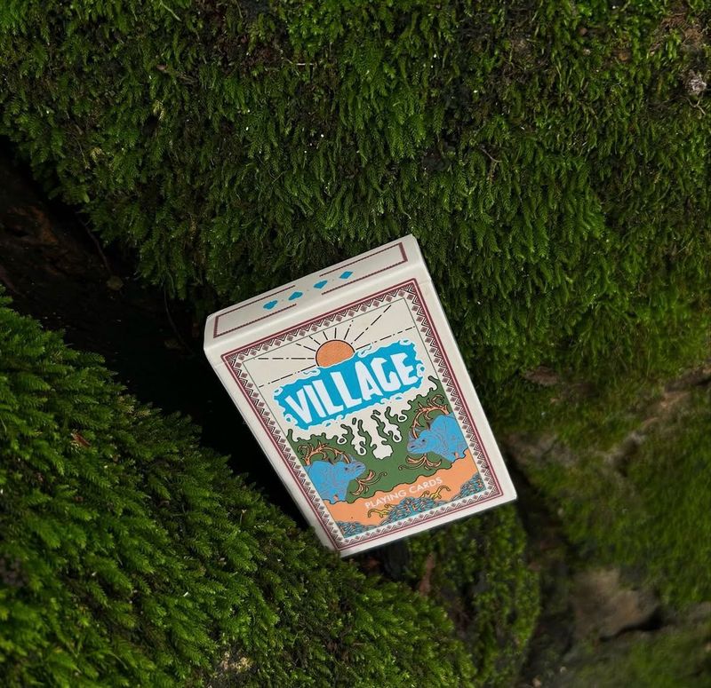 Village Playing Cards (5 Deck) Read Caption