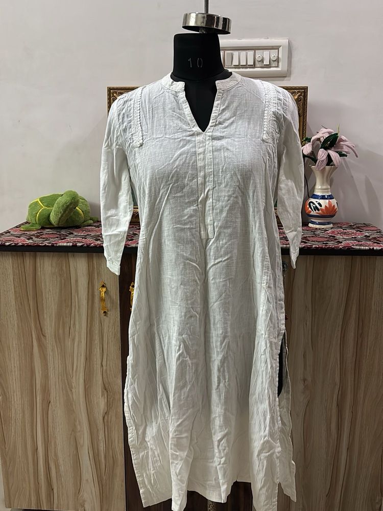 white kurti