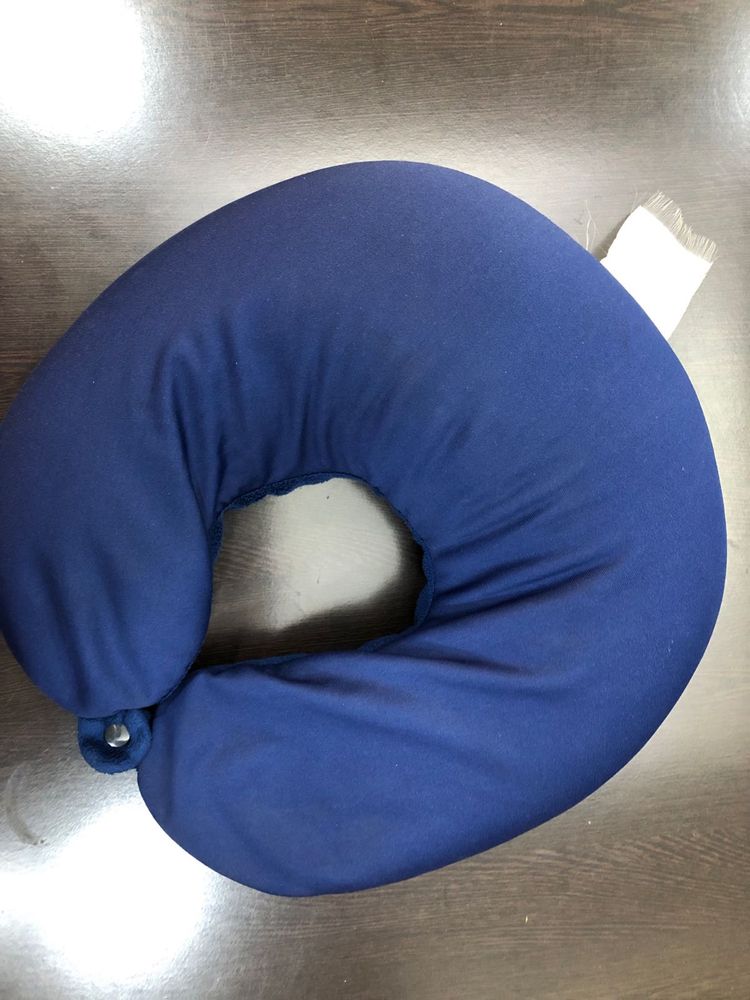 Blue Travel Neck Pillow
