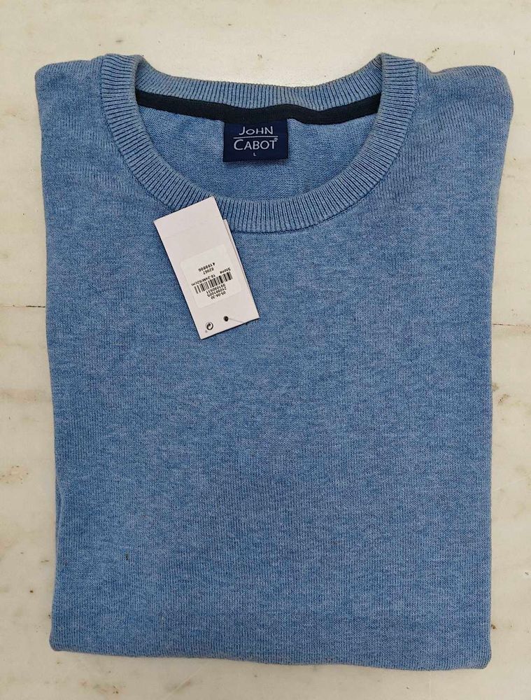 John Cabot Blue Sweater