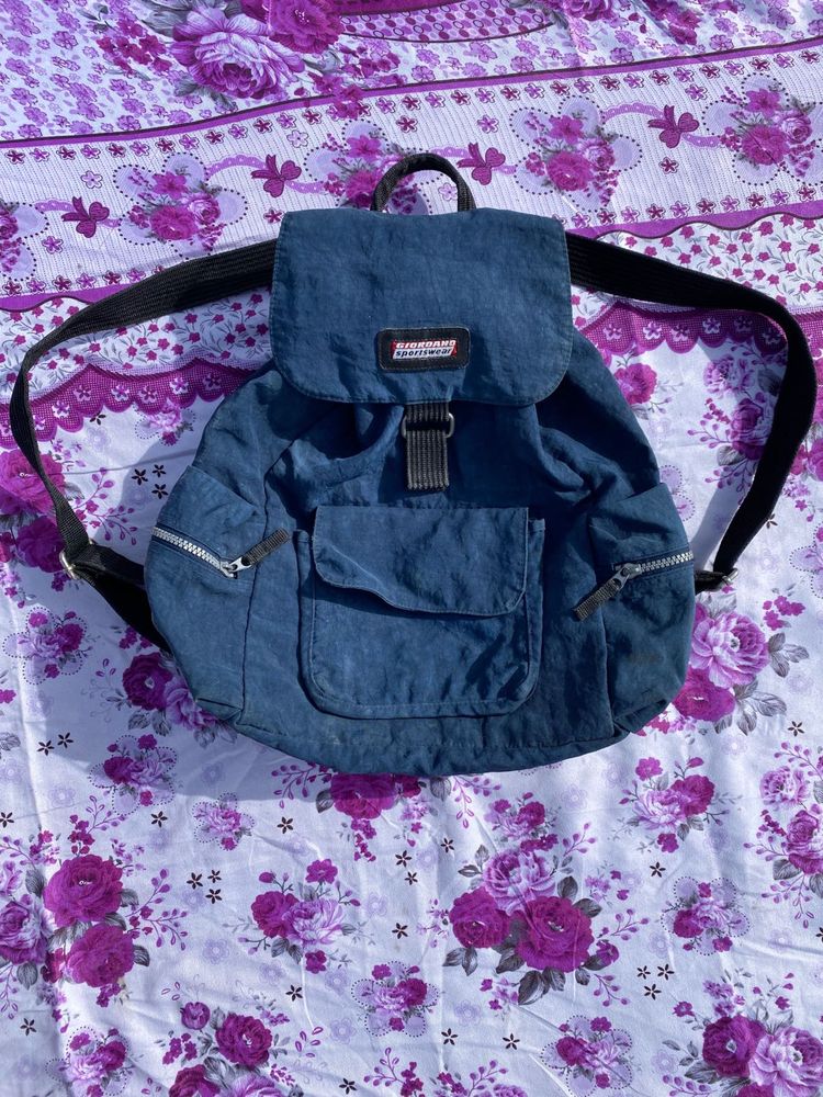 Vintage Blue Giordano Backpack