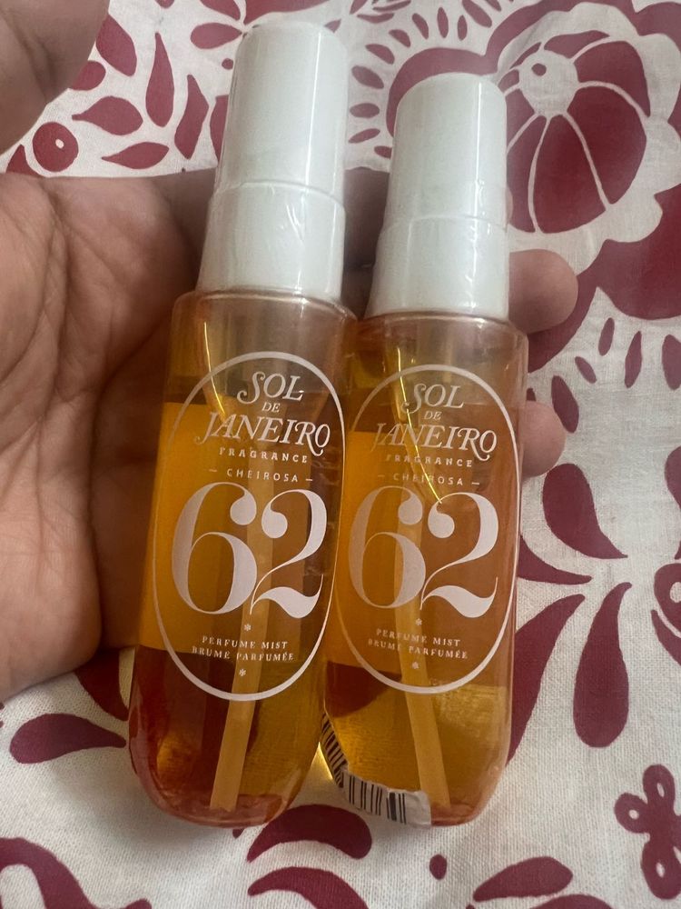 2 bottles Sealed Sol de Janeiro '62 Perfume Mist