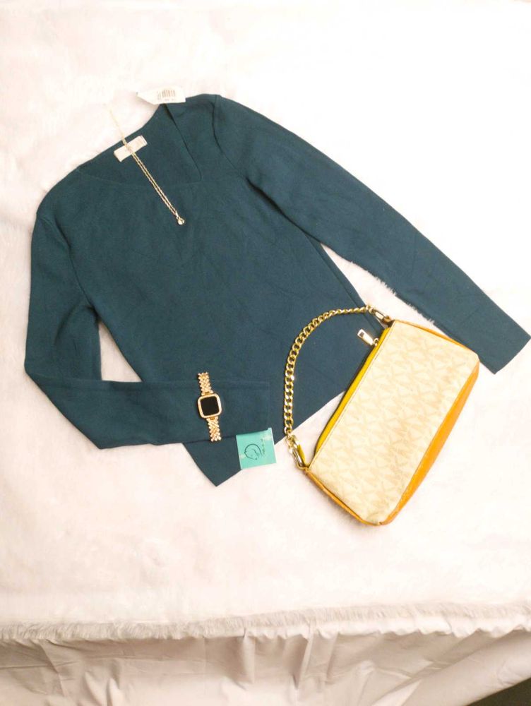 ♥️🥀Teal Knit Sweater🥀♥️