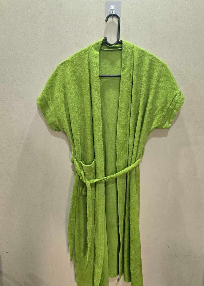 Lime Green Bath Robe