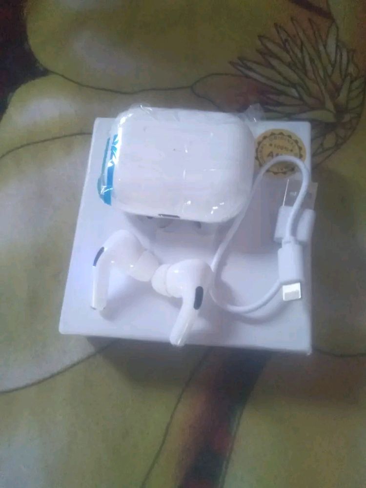 Headphone Earbuds Bluetooth Wireless Air Pod White