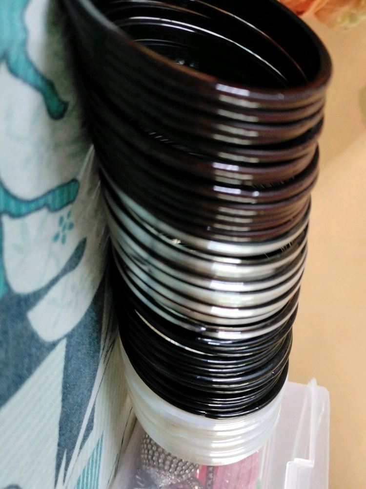 Glass Bangles Combo Set Of 4