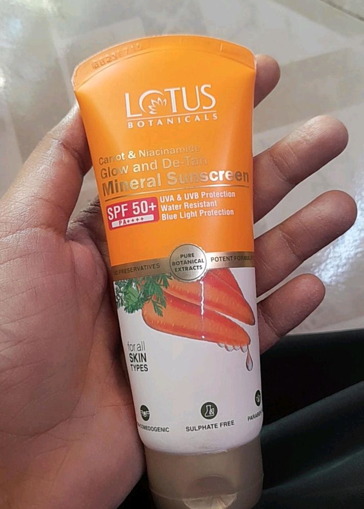 Sunscreen De-Tan Mineral Sunscree